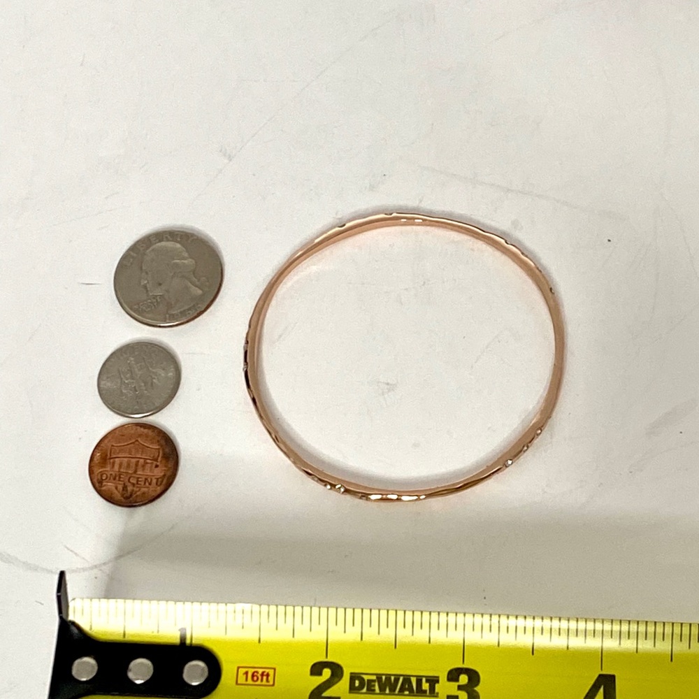 Stella & Dot Rhea Rose Gold Bangles - Picture 5 of 5